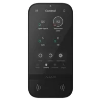 Teclado con pantalla táctil y RFID - Grado 3 - Inalámbrico 868 MHz Superior Jeweller - Armado/desarmado total o por grupos - Control de los escenarios de automatización - Autenticación: códigos, lector RFID o Bluetooth - Notificaciones visuales y sonoras