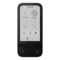 Teclado con pantalla táctil y RFID - Grado 3 - Inalámbrico 868 MHz Superior Jeweller - Armado/desarmado total o por grupos - Control de los escenarios de automatización - Autenticación: códigos, lector RFID o Bluetooth - Notificaciones visuales y sonoras