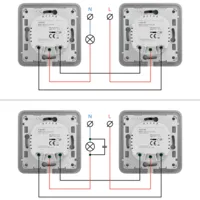 Ajax LightSwitch LightCore 2-way. Interruptor Conmutado