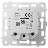 Ajax LightSwitch LightCore Vertical (Dimmer). Relé interruptor de luz inteligente regulable