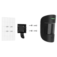 Detector PIR - Ajax Superior - Alimentación 1 pila CR123A 3.0 V Panasonic  - Soporte con tornillo de fijación - Inalámbrico 868 MHz Jeweller - Rango de detección 12 m - Certificado grado 2