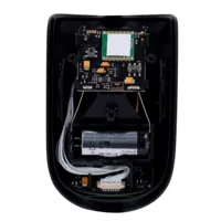 Detector PIR doble tecnología - Ajax Superior - Alimentación 1 pila CR123A 3.0 V Panasonic  - Soporte con tornillo de fijación - Inalámbrico 868 MHz Jeweller - Rango de detección 12 m - Certificado grado 2