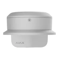 Soporte - Para cámaras Bullet, Domo y Turret Ajax - Apto para uso exterior - Instalación en pared o poste - Color blanco | 100 × 136 × 242 mm | 960 g