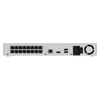 Grabador NVR 16 puertos PoE - 16 canales | HDMI - Compresión H.265/H.264 | JetSparrow - Resolución hasta 12MP - Ancho de banda 160Mbps | Protección IP20 - Espacio para 2HDD de hasta 16 TB