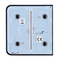 Ajax LightSwitch SideButton 2-gang. Pulsador Lateral Doble. Color Negro