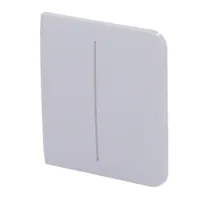 Ajax LightSwitch SideButton 2-gang. Pulsador Lateral Doble. Color Niebla
