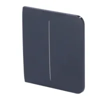 Ajax LightSwitch SideButton 2-gang. Pulsador Lateral Doble. Color Grafito