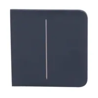 Ajax LightSwitch SideButton 2-gang. Pulsador Lateral Doble. Color Grafito