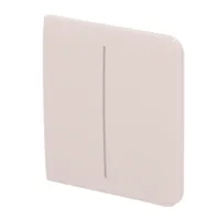 Ajax LightSwitch SideButton 2-gang. Pulsador Lateral Doble. Color Marfil