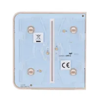 Ajax LightSwitch SideButton 2-gang. Pulsador Lateral Doble. Color Marfil