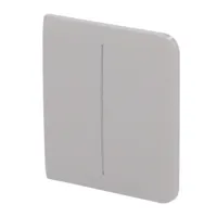 Ajax LightSwitch SideButton 2-gang. Pulsador Lateral Doble. Color Oliva