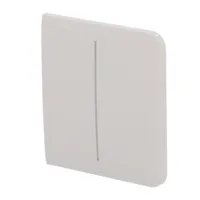 Ajax LightSwitch SideButton 2-gang. Pulsador Lateral Doble. Color Ostra
