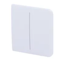 Ajax LightSwitch SideButton 2-gang. Pulsador Lateral Doble. Color Blanco