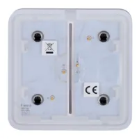 Ajax LightSwitch SoloButton 2-gang. Pulsador Doble. Color Negro