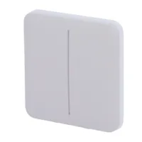 Ajax LightSwitch SoloButton 2-gang. Pulsador Doble. Color Niebla