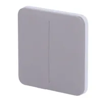 Ajax LightSwitch SoloButton 2-gang. Pulsador Doble. Color Gris