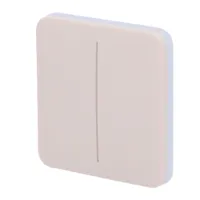 Ajax LightSwitch SoloButton 2-gang. Pulsador Doble. Color Marfil
