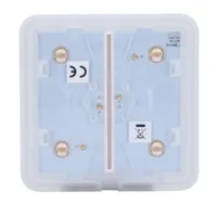 Ajax LightSwitch SoloButton 2-gang. Pulsador Doble. Color Marfil