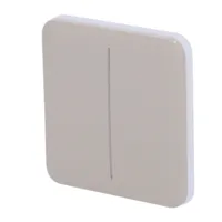 Ajax LightSwitch SoloButton 2-gang. Pulsador Doble. Color Oliva