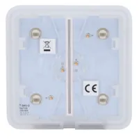 Ajax LightSwitch SoloButton 2-gang. Pulsador Doble. Color Ostra