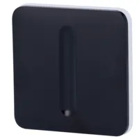 Ajax LightSwitch SoloButton (Dimmer) Negro - Panel táctil para interruptor de luz regulable - Retroiluminación LED 