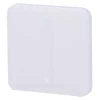 Ajax LightSwitch SoloButton (Dimmer) Blanco - Panel táctil para interruptor de luz regulable - Retroiluminación LED 