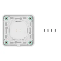 Caja de montaje para un dispositivo - Uso interiores - Compatible con AJ-SOLOBUTTON o AJ-SOLOCOVER - Factor de forma europeo 55 - Colo blanco