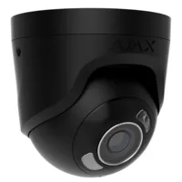 Cámara IP Turret 8 Megapixel Ajax - 1/2.7" Progressive Scan CMOS - Lente 4 mm | Ranura MicroSD hasta 256GB - IR 50m | Luz Blanca 50 m | PoE 802.3at - Con Inteligencia Artificial - Color negro