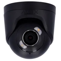 Cámara IP Turret 8 Megapixel Ajax - 1/2.7" Progressive Scan CMOS - Lente 2.8 mm | Ranura MicroSD hasta 256GB - IR 50m | Luz Blanca 50 m | PoE 802.3at - Con Inteligencia Artificial - Color negro
