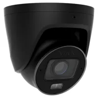 Cámara IP Turret 8 Megapíxel Ajax - 1/2.8" Progressive Scan CMOS - Lente varifocal motorizada 2.8~12 mm - IR 60 m | Luz blanca 40 m |  PoE 802.3at/af - 120 dB TrueWDR | Detección de movimiento | IA -  MicroSD hasta 256GB | Color Negro