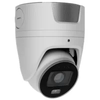 Cámara IP Superior Turret 8 Megapíxel Ajax - 1/1.8" Progressive Scan CMOS - Lente varifocal motorizada 2.8~12 mm - IR 60 m | Luz blanca 40 m |  PoE 802.3at/af - 120 dB TrueWDR | Detección de movimiento | IA -  MicroSD hasta 256GB | Color Blanco