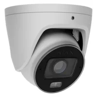 Cámara IP Turret 8 Megapíxel Ajax - 1/2.8" Progressive Scan CMOS - Lente varifocal motorizada 2.8~12 mm - IR 60 m | Luz blanca 40 m |  PoE 802.3at/af - 120 dB TrueWDR | Detección de movimiento | IA -  MicroSD hasta 256GB | Color Blanco