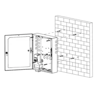Caja de acero galvanizado para controladora de accesos