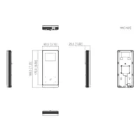 Lector Autónomo LCD 2.4" PIN+remoto+Tarjeta Mifare WiFi