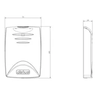 Lector Proximidad EM RS485 IP66 Exterior