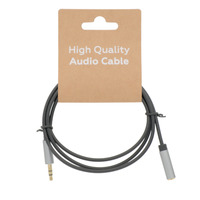 Cable prolongador de audio apantallado Jack estéreo (TRS) 3,5 mm macho-hembra, 10 m