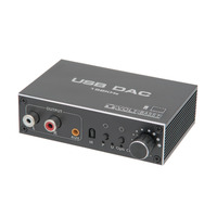Conversor Digital a Analogico (DAC) hasta 192KHz con entrada USB y volumen