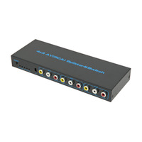 Splitter/Switch 4x3 Video Compuesto AV (No matriz)