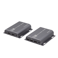 Extensor HDMI y KVM por Fibra Óptica, 4K@30Hz