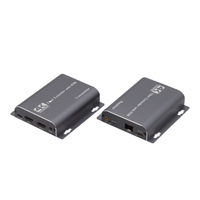 Extensor HDMI y KVM por Fibra Óptica, 4K@30Hz