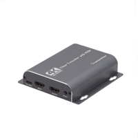 Extensor HDMI y KVM por Fibra Óptica, 4K@30Hz