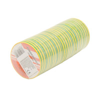 Pack Cinta Aislante Tierra (Amarillo/Verde) 0.15x19mm [20m][x10]
