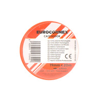 Pack Cinta aislante Naranja 0.15x19mm [20m][x10]