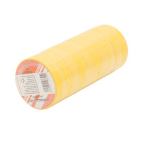 Pack Cinta aislante Amarilla 0.15x19mm [20m][x10]