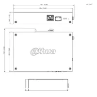 Switch Hardened 2 puertos 1RJ45 Gigabit + 1SFP Gigabit Gestionable en Cloud Layer2