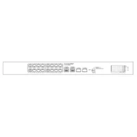 Switch PoE 16 puertos Gigabit + 2 Uplink Gigabit RJ45 + 2SFP Gigabit 240W Gestionable en Cloud Layer2