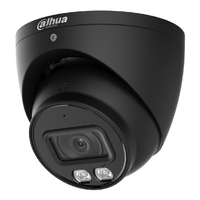 Dome HDCVI 4EN1 2M 1080P Illum Dual LED40m/IR40m 2.8mm IP67 MIC. Color Negro