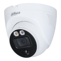 Dome HDCVI 2M dWDR LED30m 2.8mm IP67 PIR Disuasión activa Quick-to-install