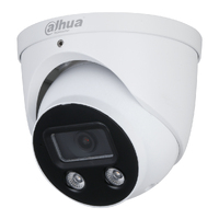 Dome IP H.265 AI 2M DN SMART WDR Starlight Illum Dual LED50m/IR50m 2.8mm IP67 PoE SD AUDIO MIC E/S