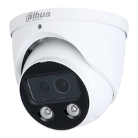 Dome IP H.265 4M DUAL-LENS FULL COLOR 2.0 dWDR Starlight IR50m/2LED 2.8mm IP67 ePoE AUDIO MIC E/S AI